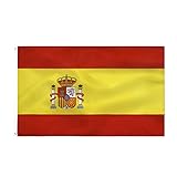 Bandera españa grande para Exterior 90x150cm ，Bandera de España balcón...