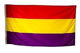 Bandera Republicana Española Grande Exterior de Tela Fuerte Impermeable...