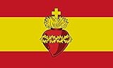 Gemelolandia | Bandera Sagrado Corazón de Jesus España 150x90cm | Del Mundo,...