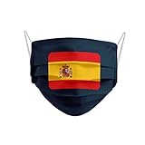 Mascarilla Bandera de España con Escudo