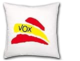 MERCHANDMANIA COJIN Bandera ESPAÑA Partido VOX hogar Comodo cussion