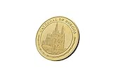 Moneda de Colección - VIII Centenario de la Catedral de Burgos - Bañada en Oro...