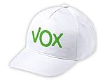 Gorra NIÑO Logo Partido VOX Blanca Kid Cap