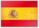 Imán para nevera con diseño de bandera de España
