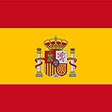 designersgroup - Imán para nevera con bandera nacional de España - 5 x 5 cm -...
