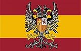 Durabol Bandera de España con Águila Bicéfala 150X90 CM Flag Satin
