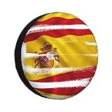 Funda para neumático de repuesto impresa con la bandera de España de 14 a 17...