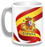 Tiendas LGP- Barbaric- Taza Ceramica Bandera de España Decorada con impresión...