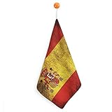 Bandera España Toallas Secas A Mano para La Cocina Y El Baño, Super Absorbente...