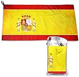 LBTD Toalla de microfibra de secado rápido de la bandera de España,...