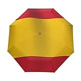 Paraguas automático, diseño de bandera de España, compacto, ligero,...