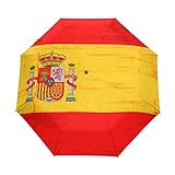 GAIREG Paraguas plegable con patrón de bandera española para abrir y cerrar...