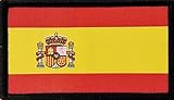 Parches Militares Bordados Bandera España con Colores Oficiales - Escudo...