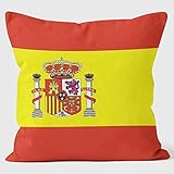 Bandera de España Bandera de España – Almohada Art Print Cojín