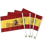 NEWTORO Banderas De Coche España(30 * 45cm) Bandera pequeña