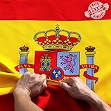 ANLEY Fly Breeze Bandera de España de 3x5 pies - Color vivo y resistente a la...