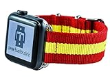 smartwatch.clinic Correa de reloj Spain para Apple Watch Series 1/2/3 (adaptador...