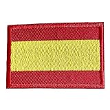 Gemelolandia | Parche Bandera de España 6x4 cm | Muy Adherentes | Patch...