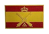 Parche Bandera de España del cuerpo Militar de Artillería 8x5 cm | Muy...